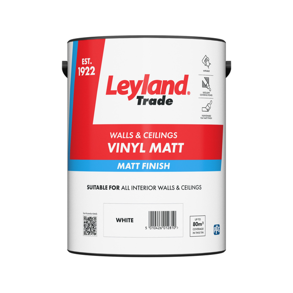 Leyland Trade vinyl matt white 5L