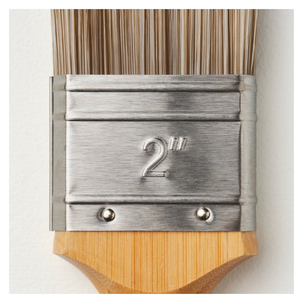 LickTools eco bamboo handle 2 inch flat paint brush, view 5