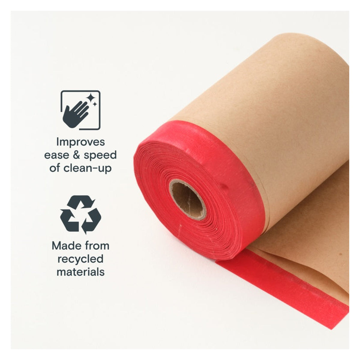 LickTools Tape & Drape Paper roll 25m x 18cm, view 2