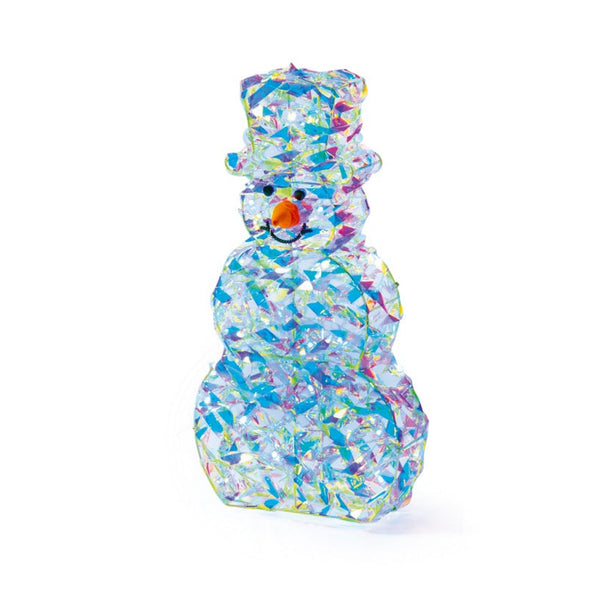 Lit Irid Twist Snwmn 25 White LEDs - 50cm