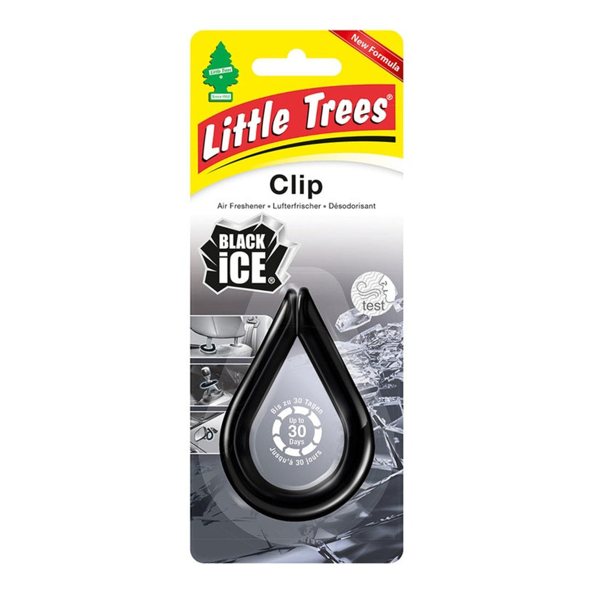 Little Trees clip air freshener in Black Ice