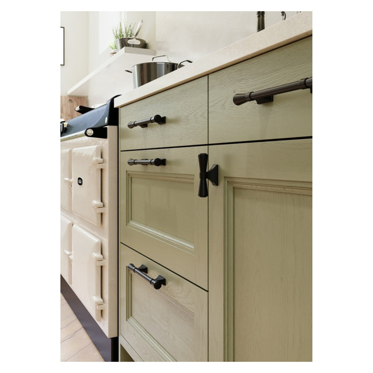 LochAnna Rowan kitchen L-shaped option, view 2