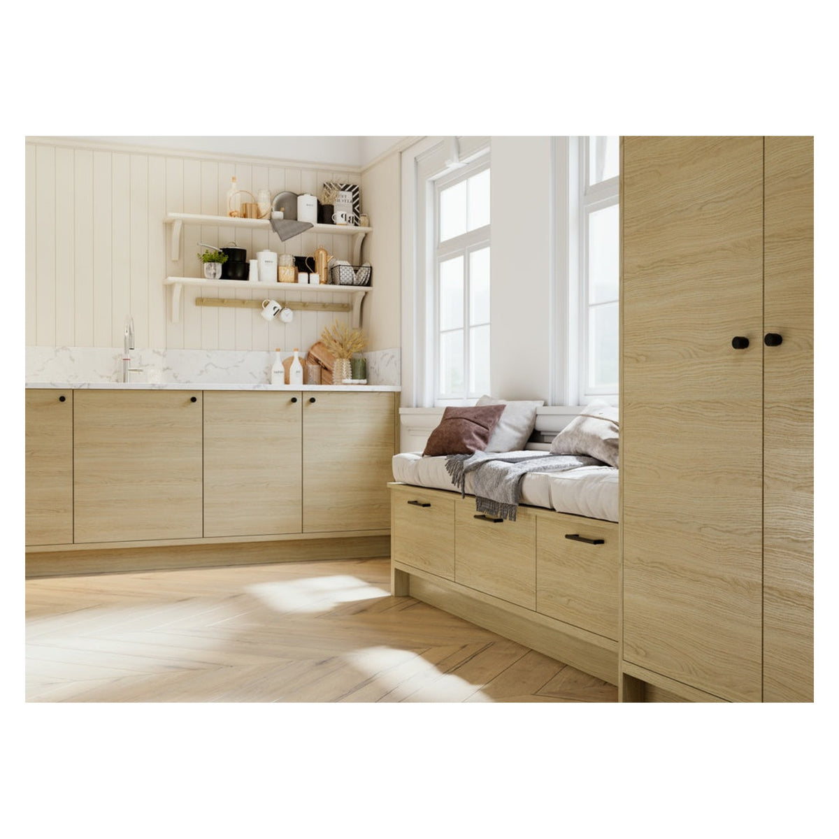 LochAnna Strato L-shaped kitchen option, view 3