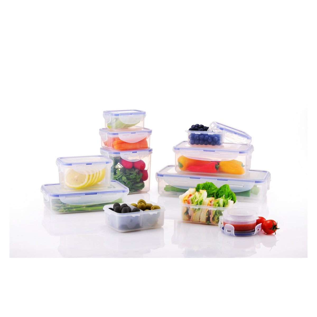Locknlock Classic 2.6L square food container, view 3