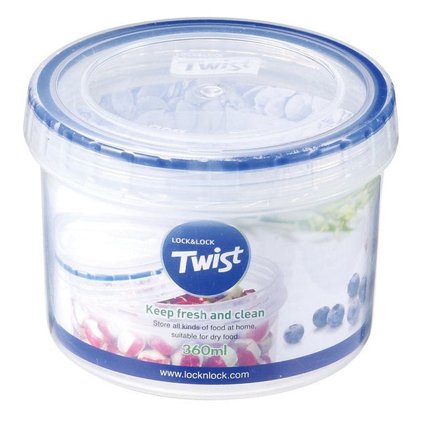 Locknlock 360ml round food container with twist lid