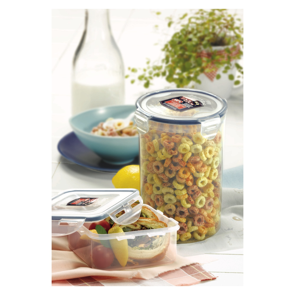 Locknlock round 350ml food storage container, view 4