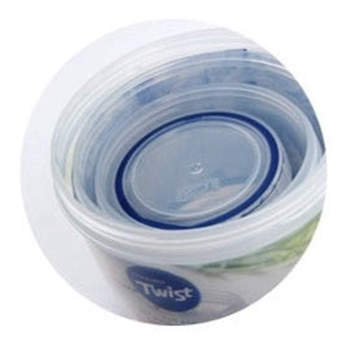 Locknlock 560ml round food container with twist lid, view 5