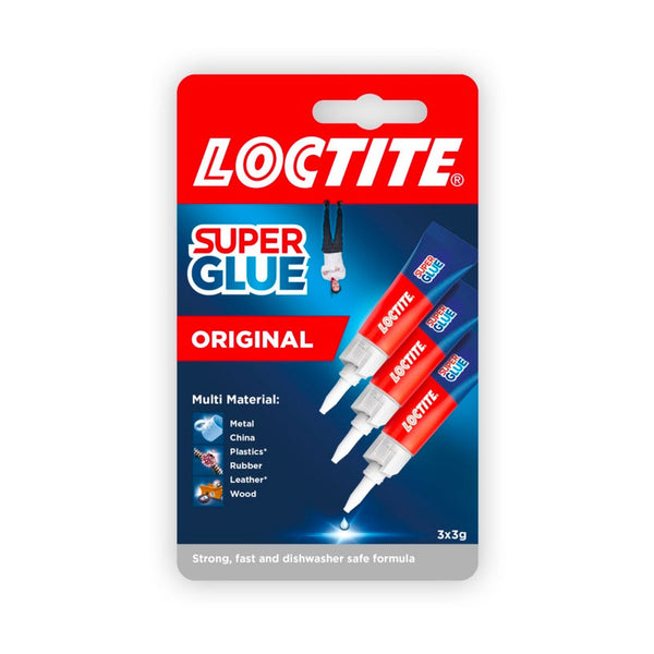 Loctite Maxi Trio liquid super glue 3 x 3g