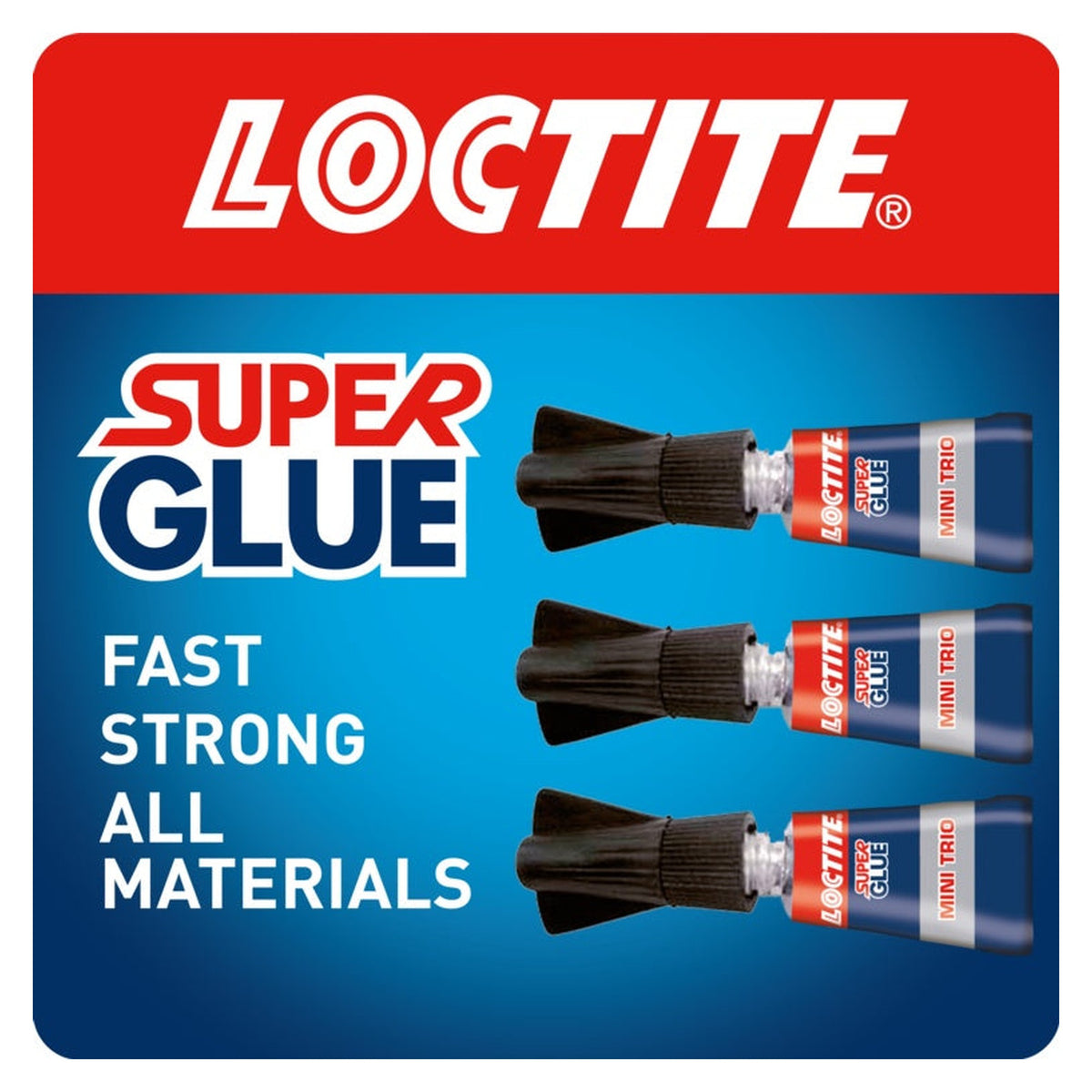 Loctite Super Glue Mini Trio 3 x 1g tubes, view 2