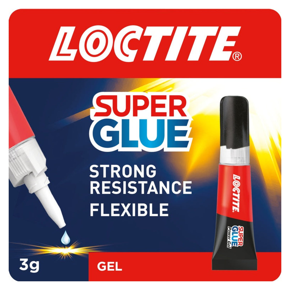 Loctite Super Glue Power Gel 3g tube, view 2