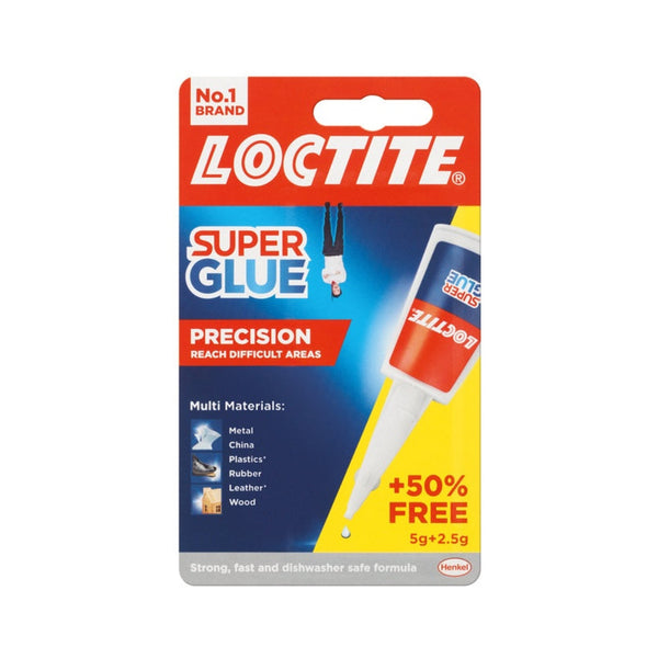 Loctite Super Glue Precision 5g plus 50% free