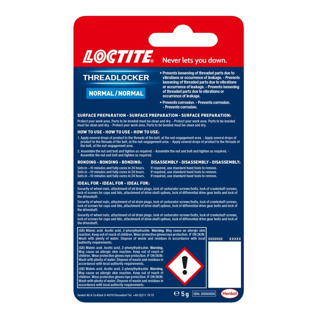 Loctite Threadlocker 5g, view 2
