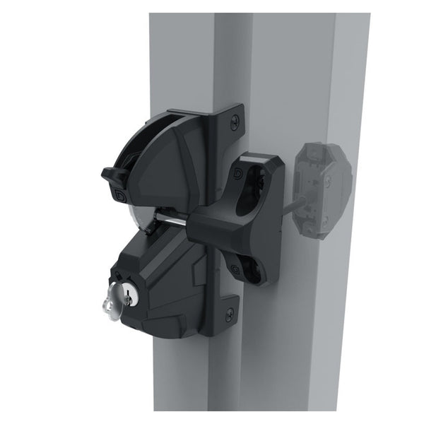 LokkLatch Deluxe with External Access Button - Black
