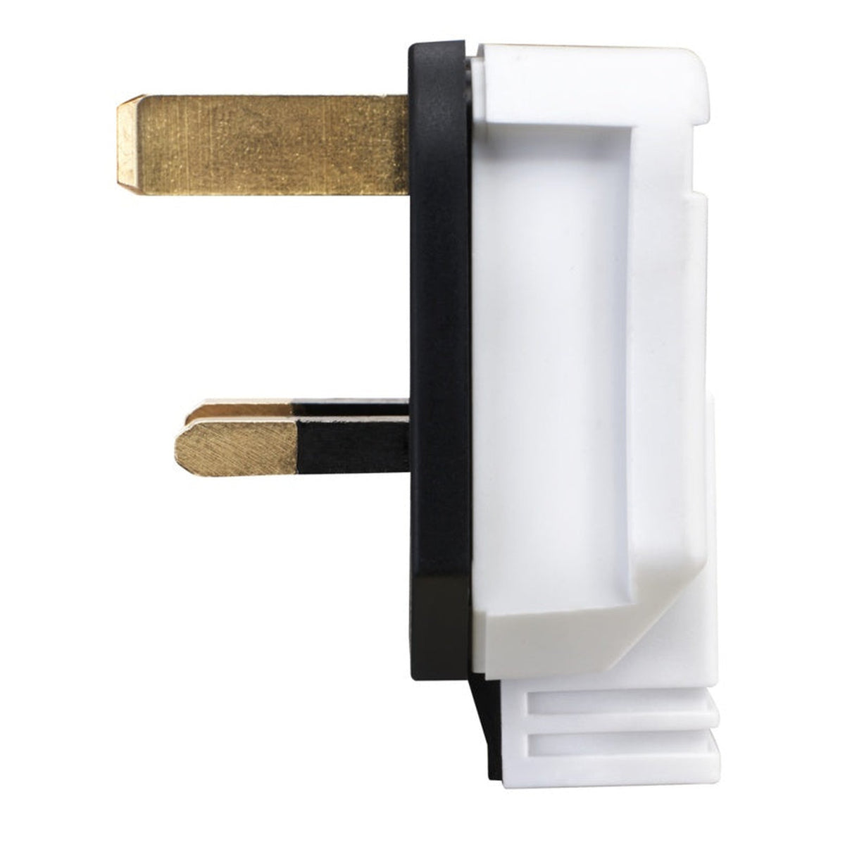 Luceco heavy duty white 13 amp plug, view 4