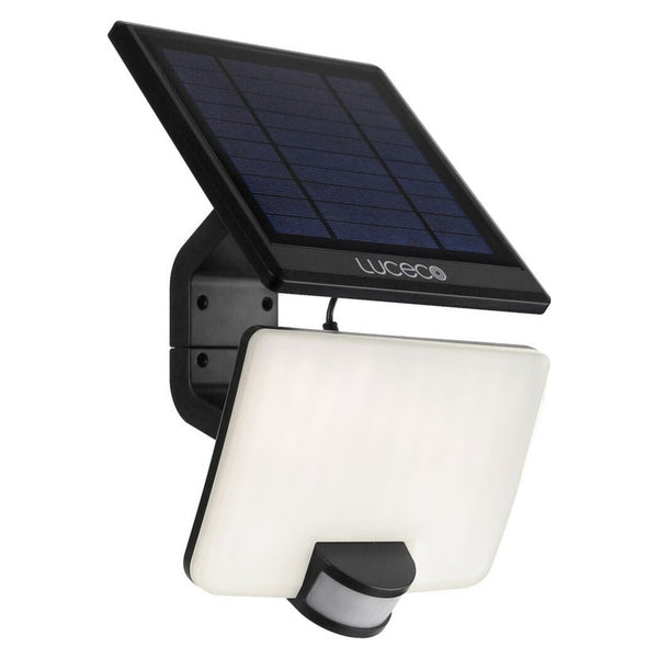 Luceco solar flood light, 1500 lumens