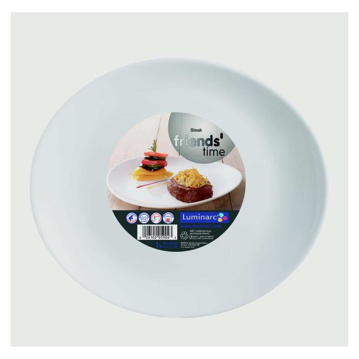 Luminarc Friends Time 30cm steak plate