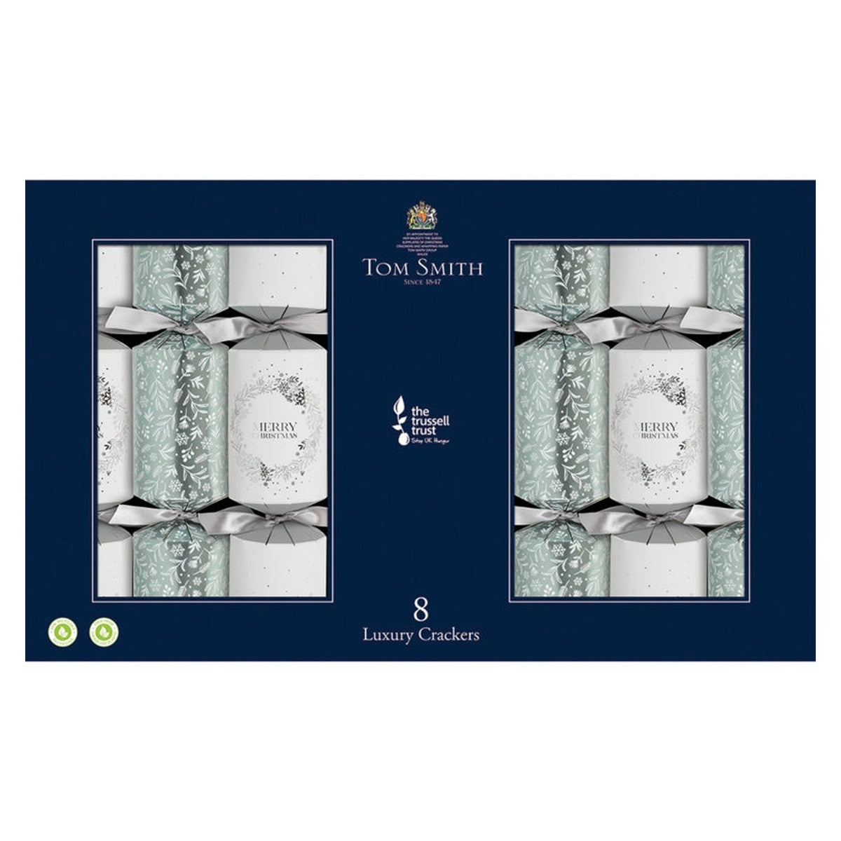 Luxury Crackers 8 x 14" - Silver Deluxe