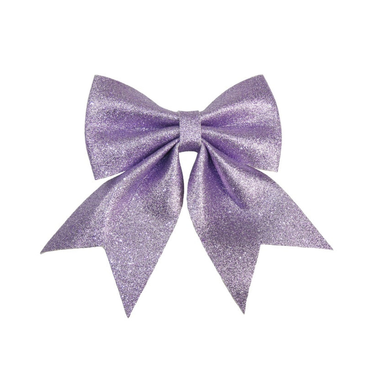 Luxury Glitter Bow - 20 x 24cm Lilac