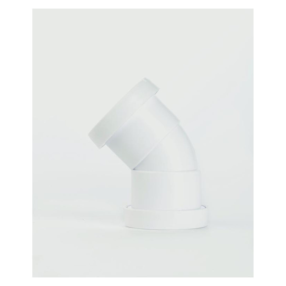 Make white push-fit 135 degree bend, 32mm