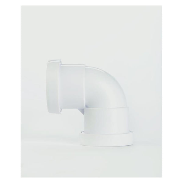 Make white 40mm push-fit 90 degree bend