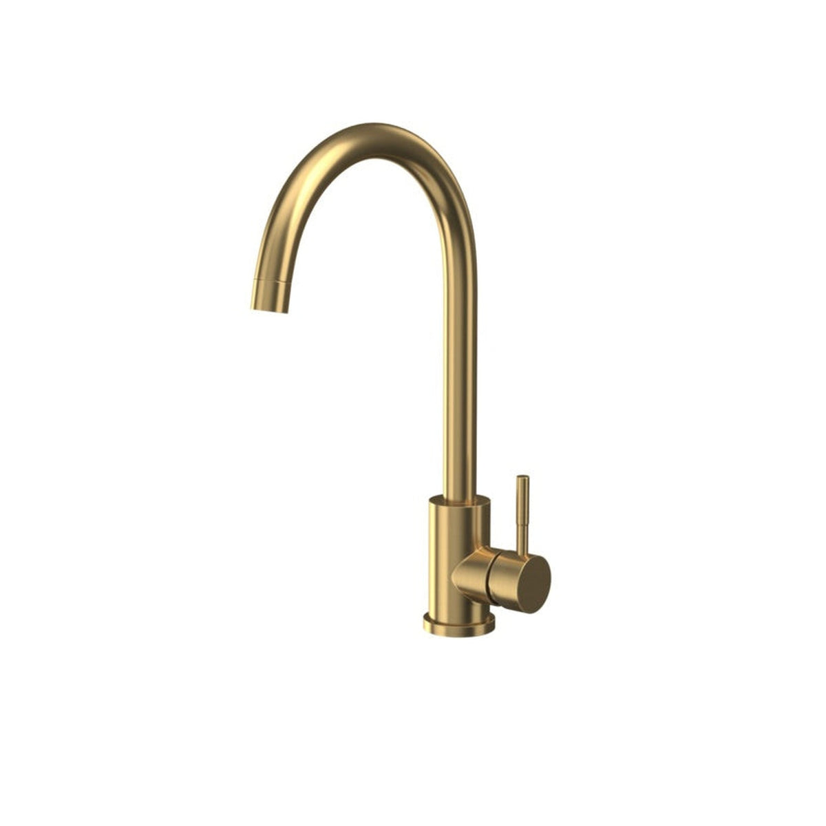 Manhattan Kitchen Mixer Tap - Brushed Brass, view 2