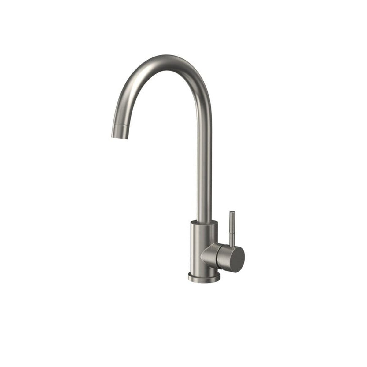 Manhattan Kitchen Mixer Tap - Brushed Stainless Steel, view 2