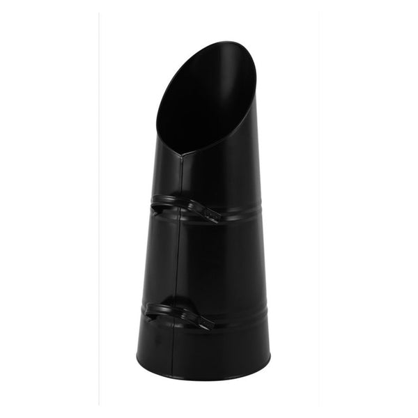 Manor black gloss iron coal hod 23 inch