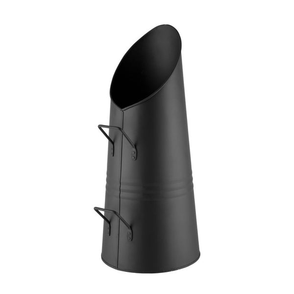 Manor 23 inch black steel coal hod