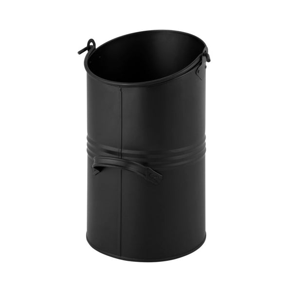 Manor Elipse matt black iron coal hod 23 inch