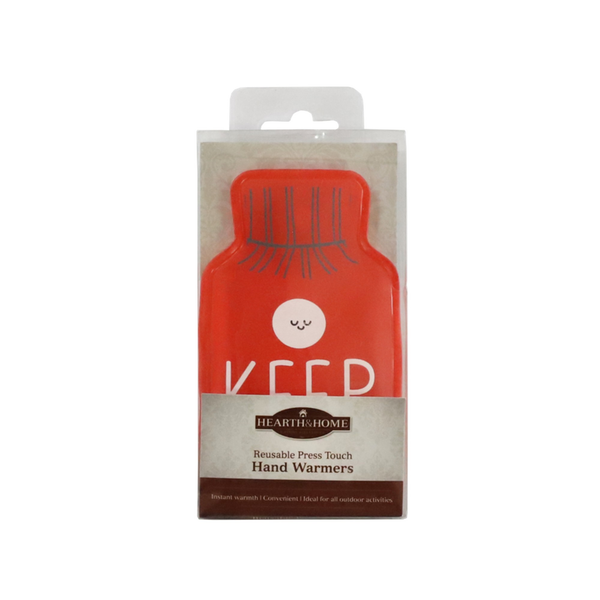 Manor reusable press touch hand warmers