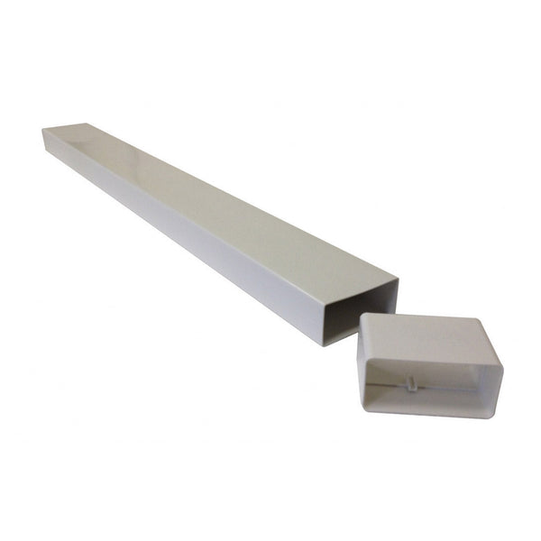 Manrose 110 x 54mm flat ducting, 1000mm with connector