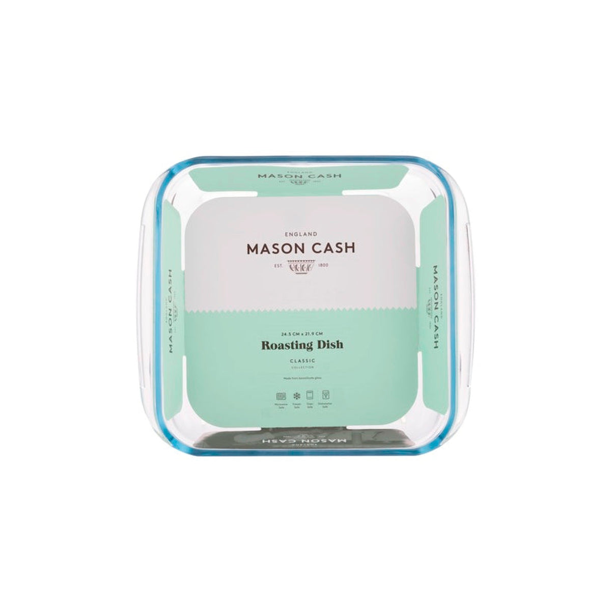 Mason Cash Classic Collection 1.8L square glass roasting dish