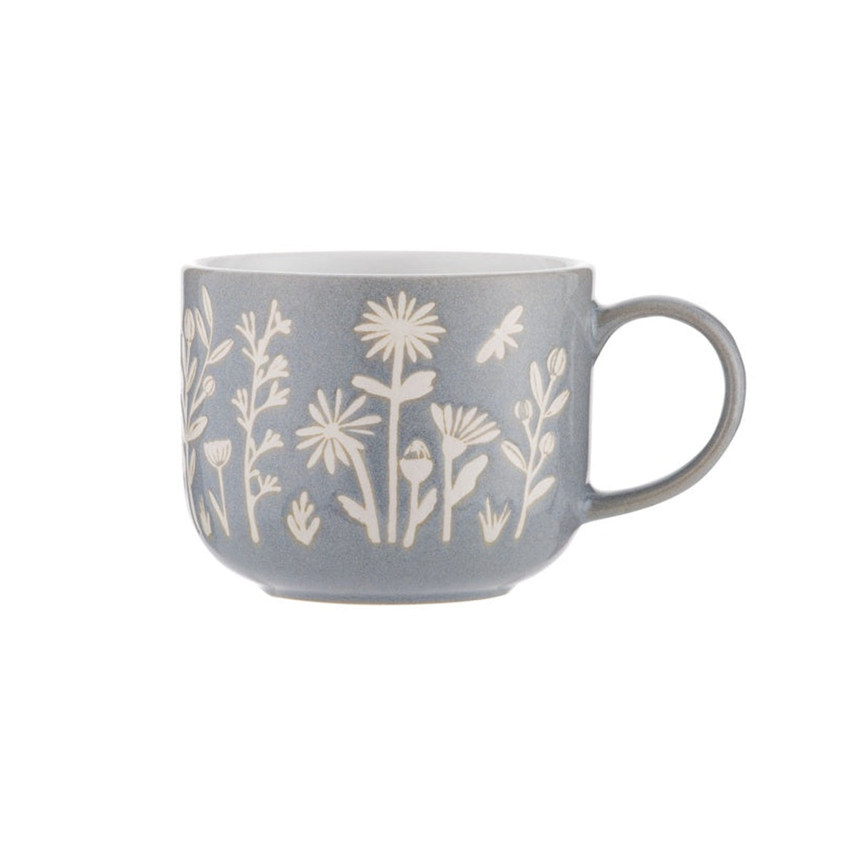 Mason Cash In The Meadow Blue Daisy stoneware mug, 400ml