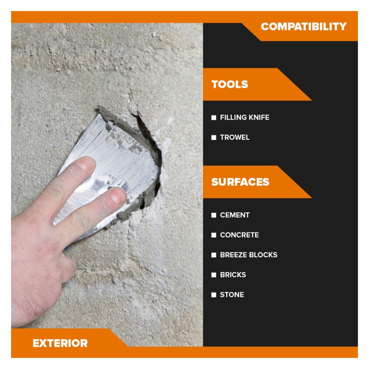 Masonry Repair Filler - 5kg, view 2