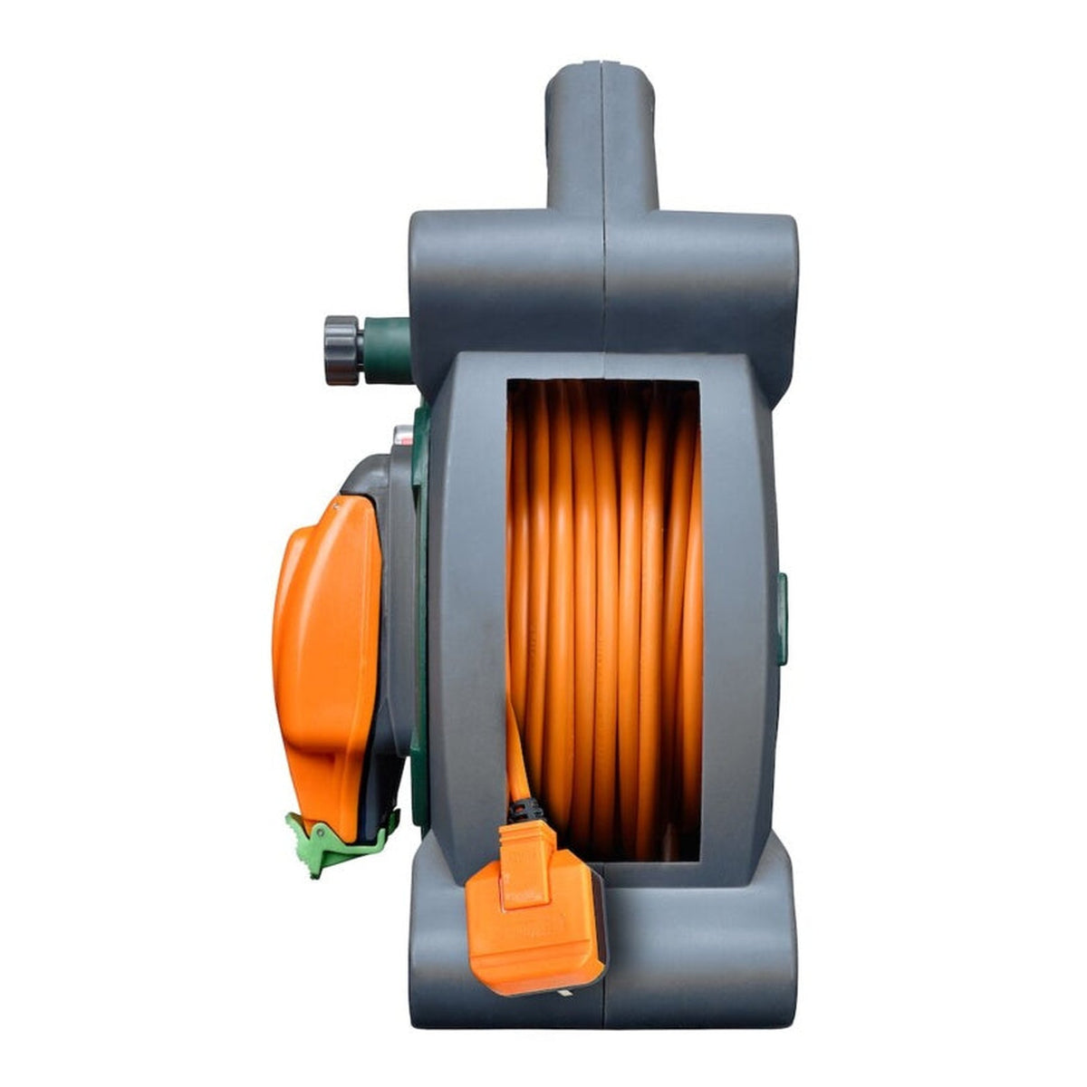 Masterplug 20m 2 gang IP54 weatherproof cable reel, view 3
