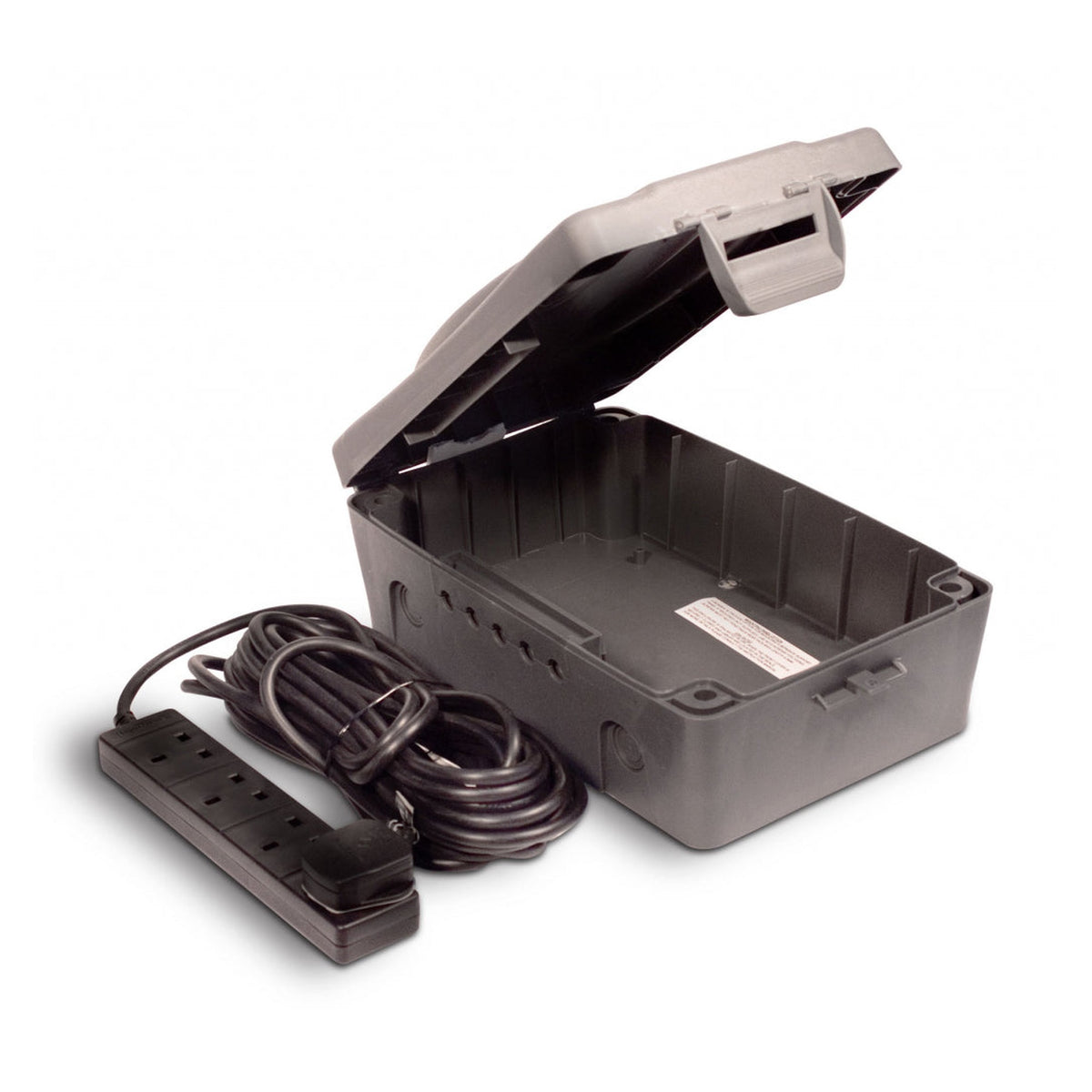 Masterplug 4 gang 10m extension lead with weatherproof box