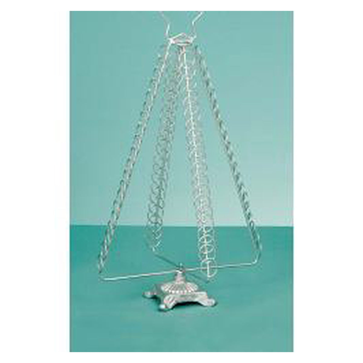 Metal Card Holder - Silver 50cm