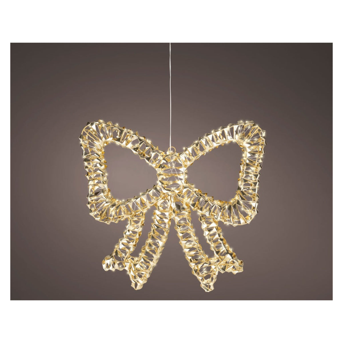 Micro LED Bow - 400 LEDs Gold/Warm White