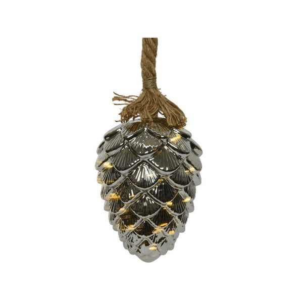 Micro LED Pinecone Rope - Smokey/Warm White