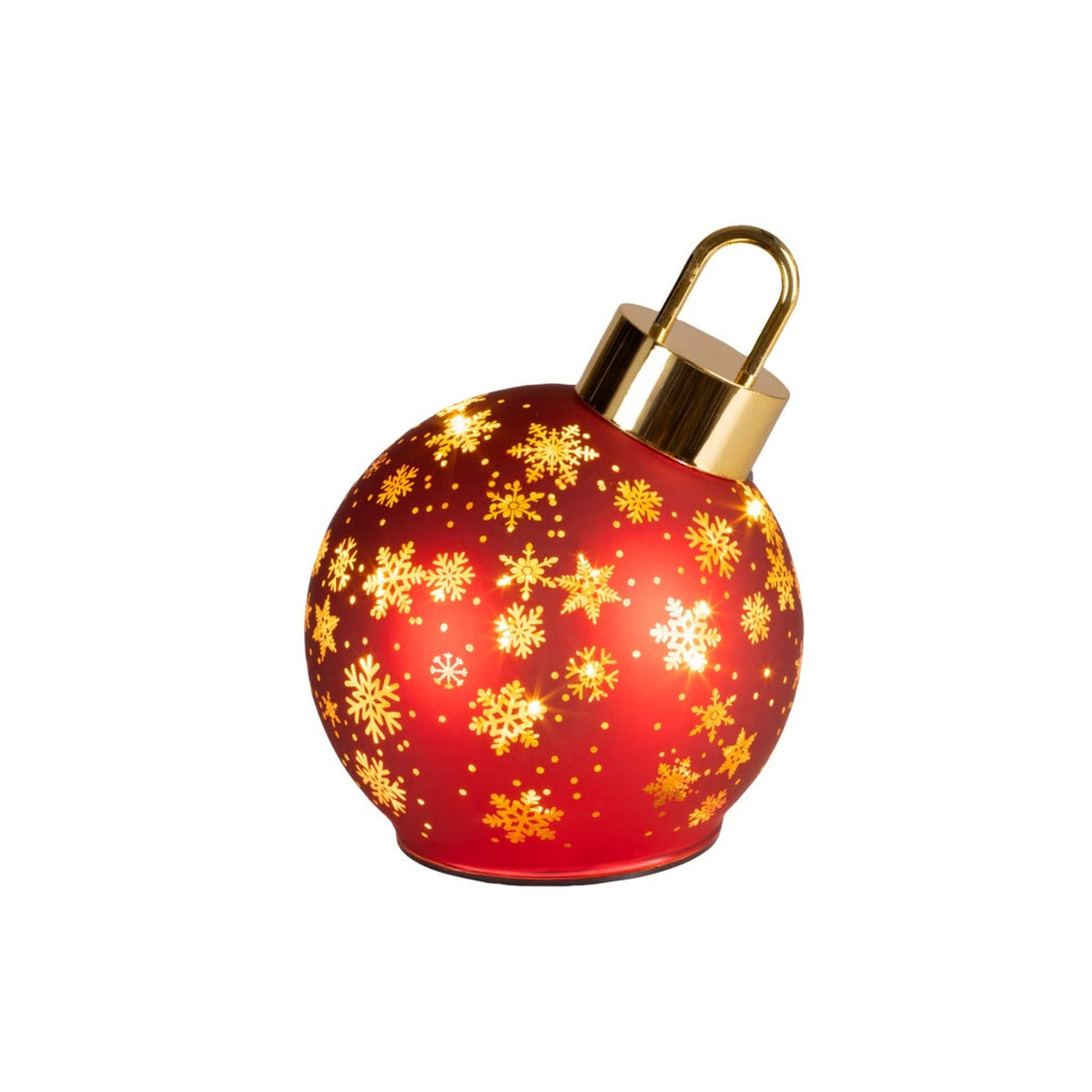 Micro LED Red Bauble - 15 LED, view 2