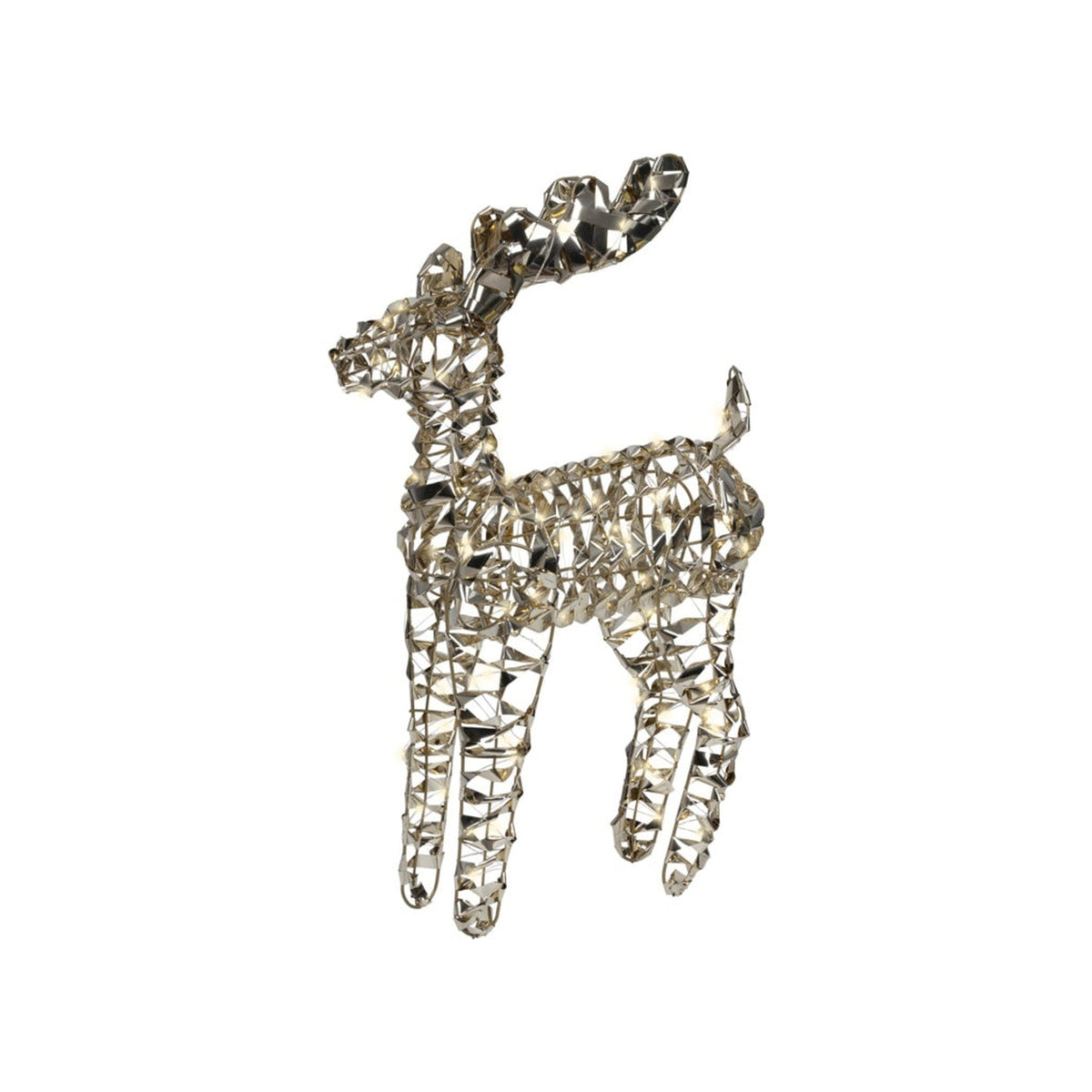 Micro LED Reindeer - 100 LEDs Gold, view 3