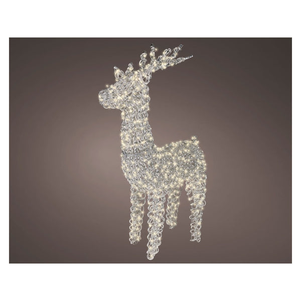 Micro LED Reindeer - 800 LEDs Silver