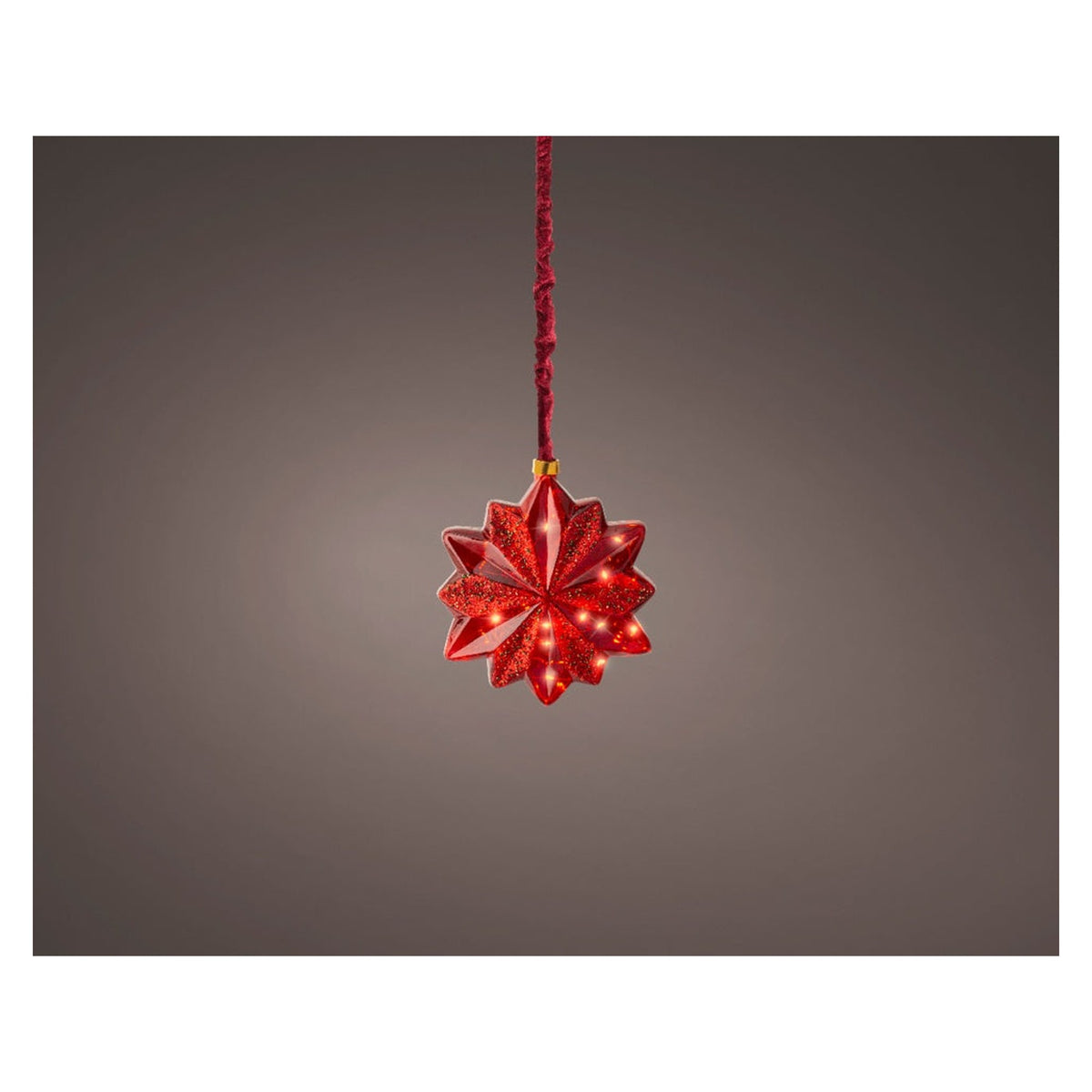 Micro LED Star Christmas Red - 19cm Classic Warm, view 2