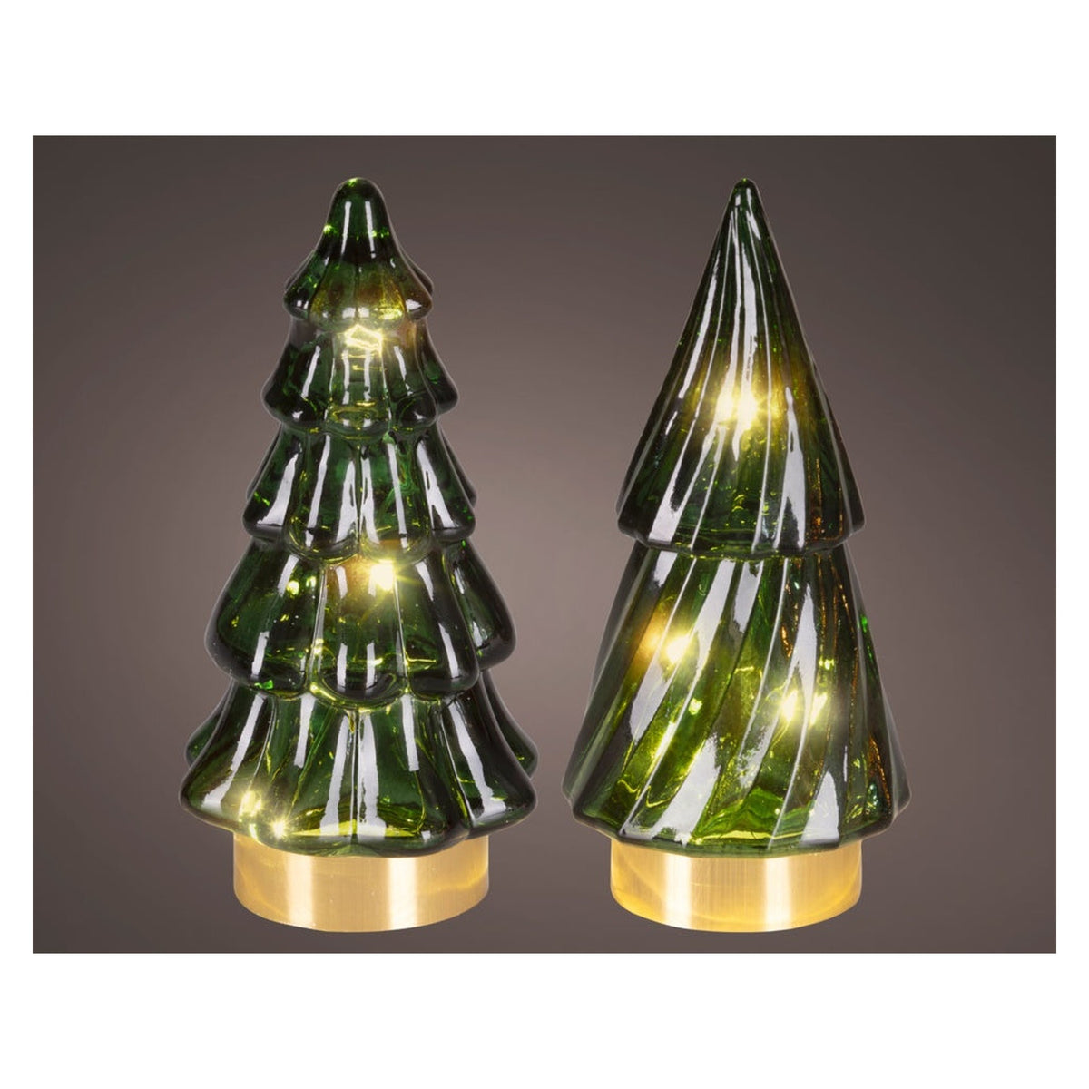 Micro LED Tree - 4 LEDs Green/Warm White