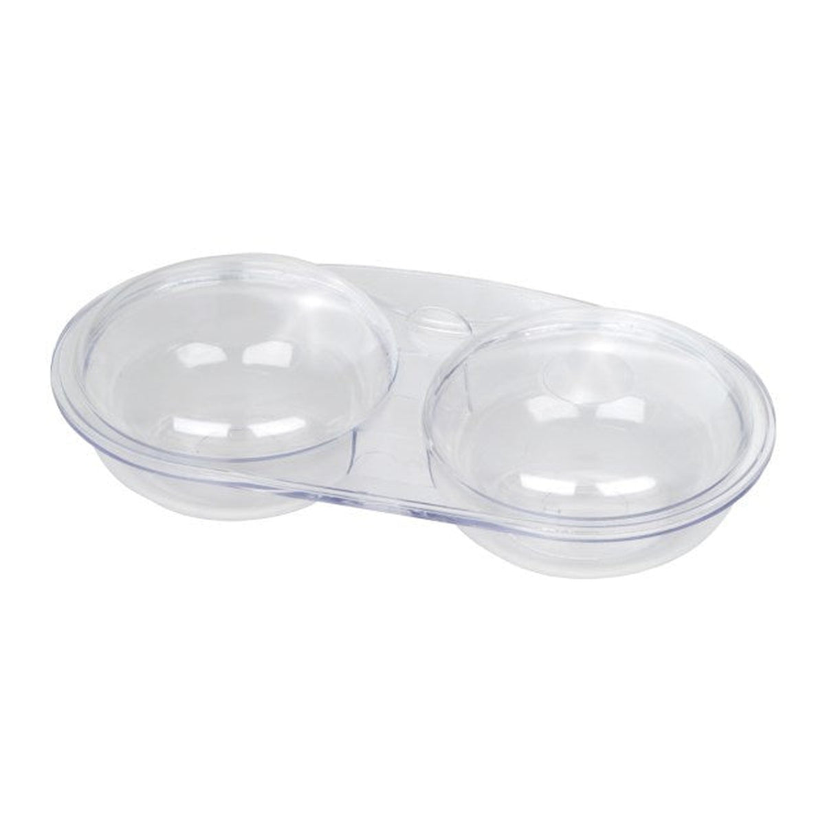 Microwave Essentials clear 2 cup egg poacher