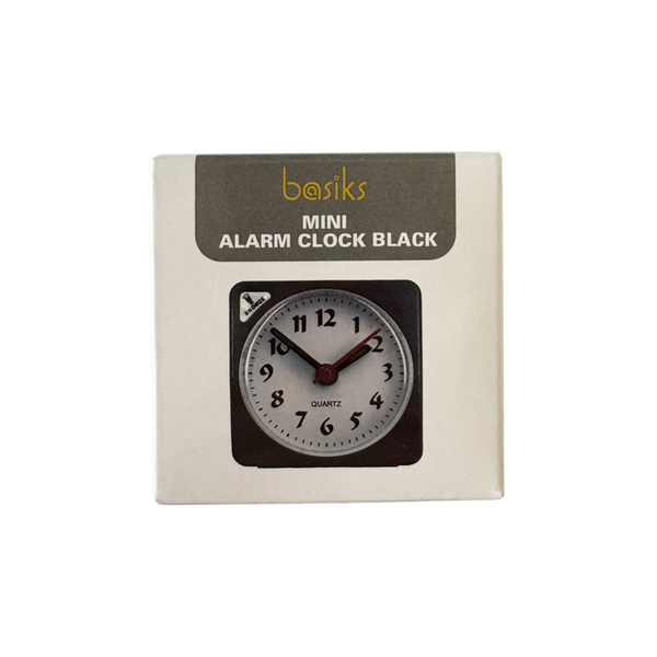 Mini Alarm Clock - Black