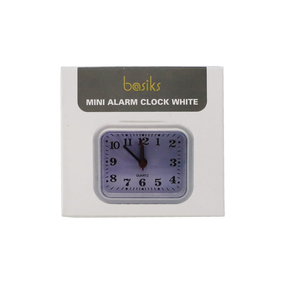 Mini Alarm Clock - White, view 2