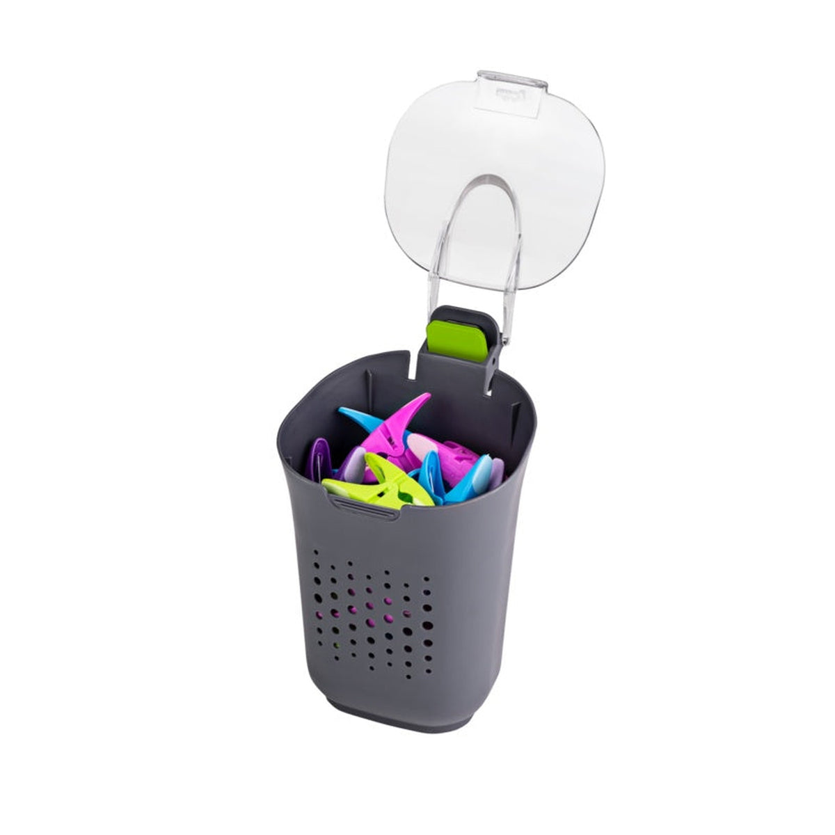 Minky Brite peg basket with 24 soft grip pegs, view 6