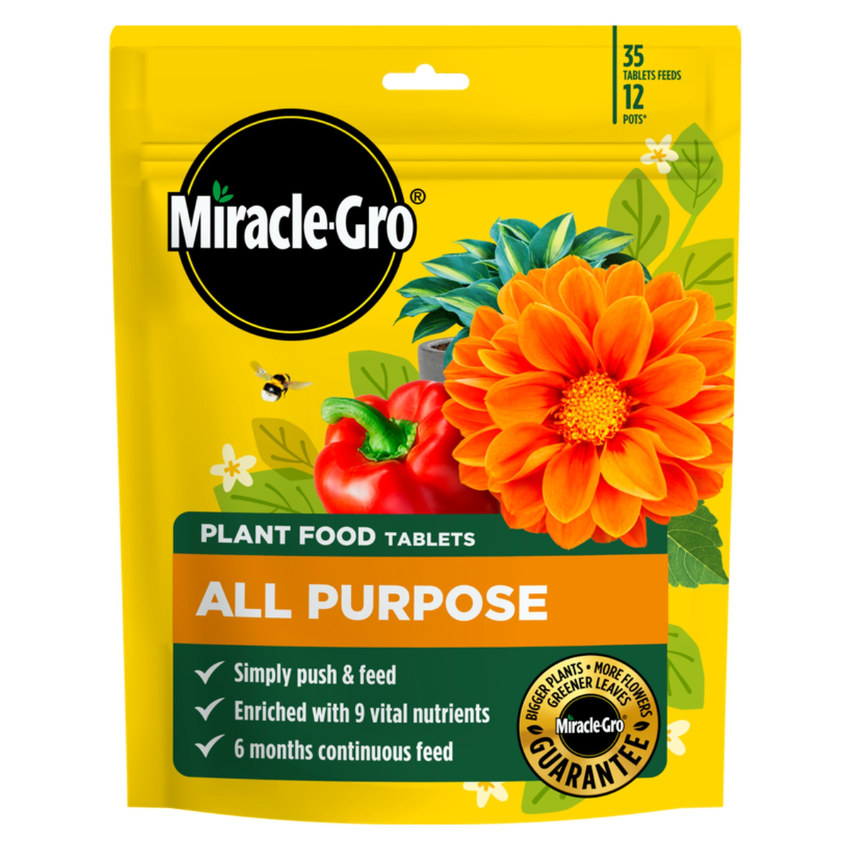 Miracle-Gro continuous release plant food tablets, pack of 35
