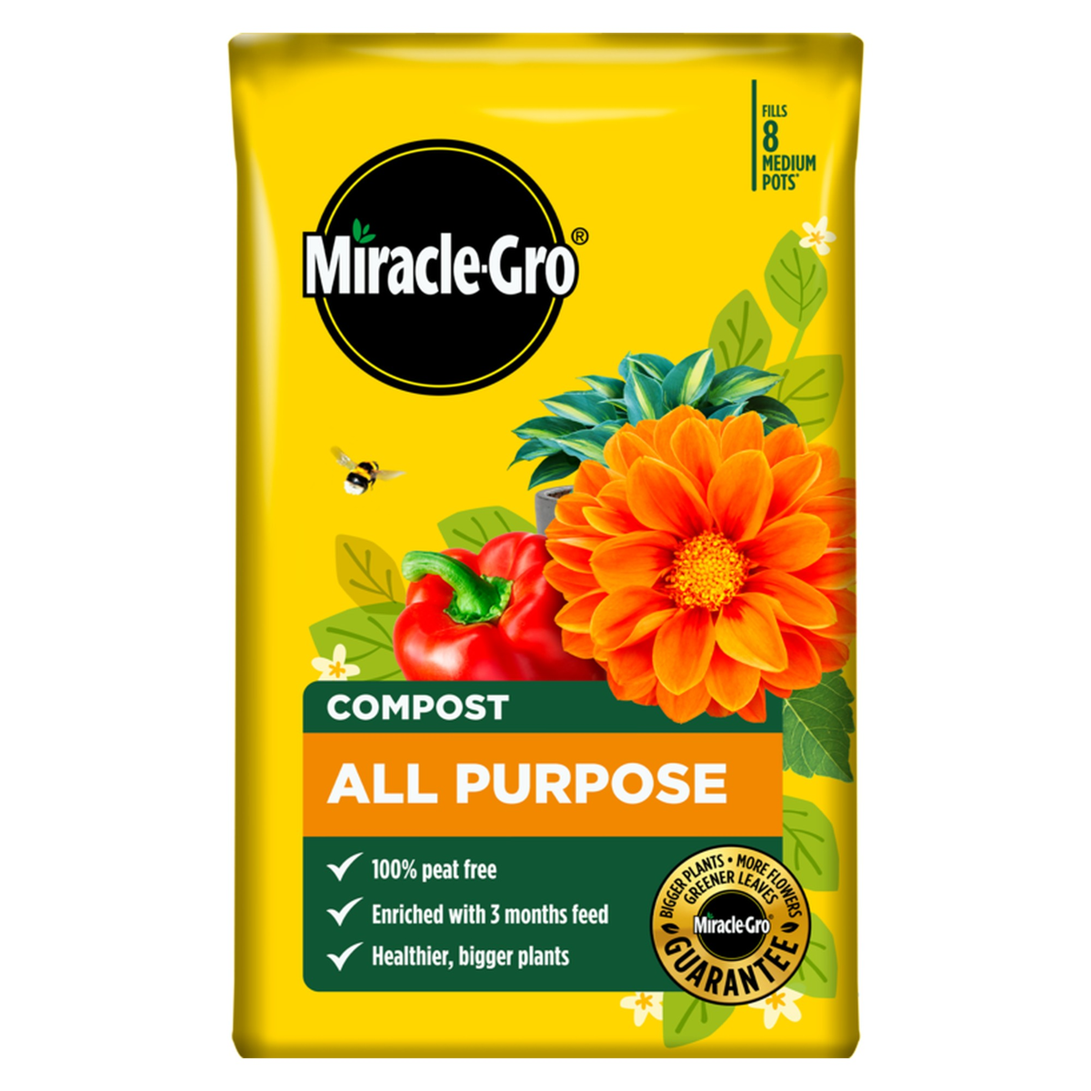 Miracle-Gro all purpose peat free compost 40L bag